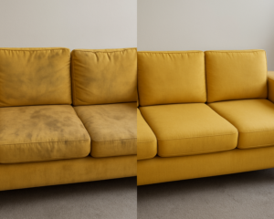 Clean Sofa in cozy living room