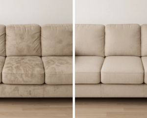 Clean Sofa in cozy living room