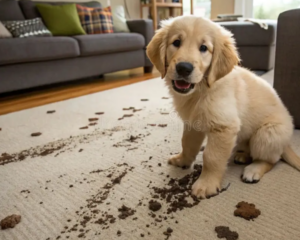 Pet stains on carpet